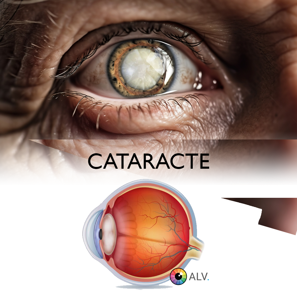 Illustration Cristallin Cataracte