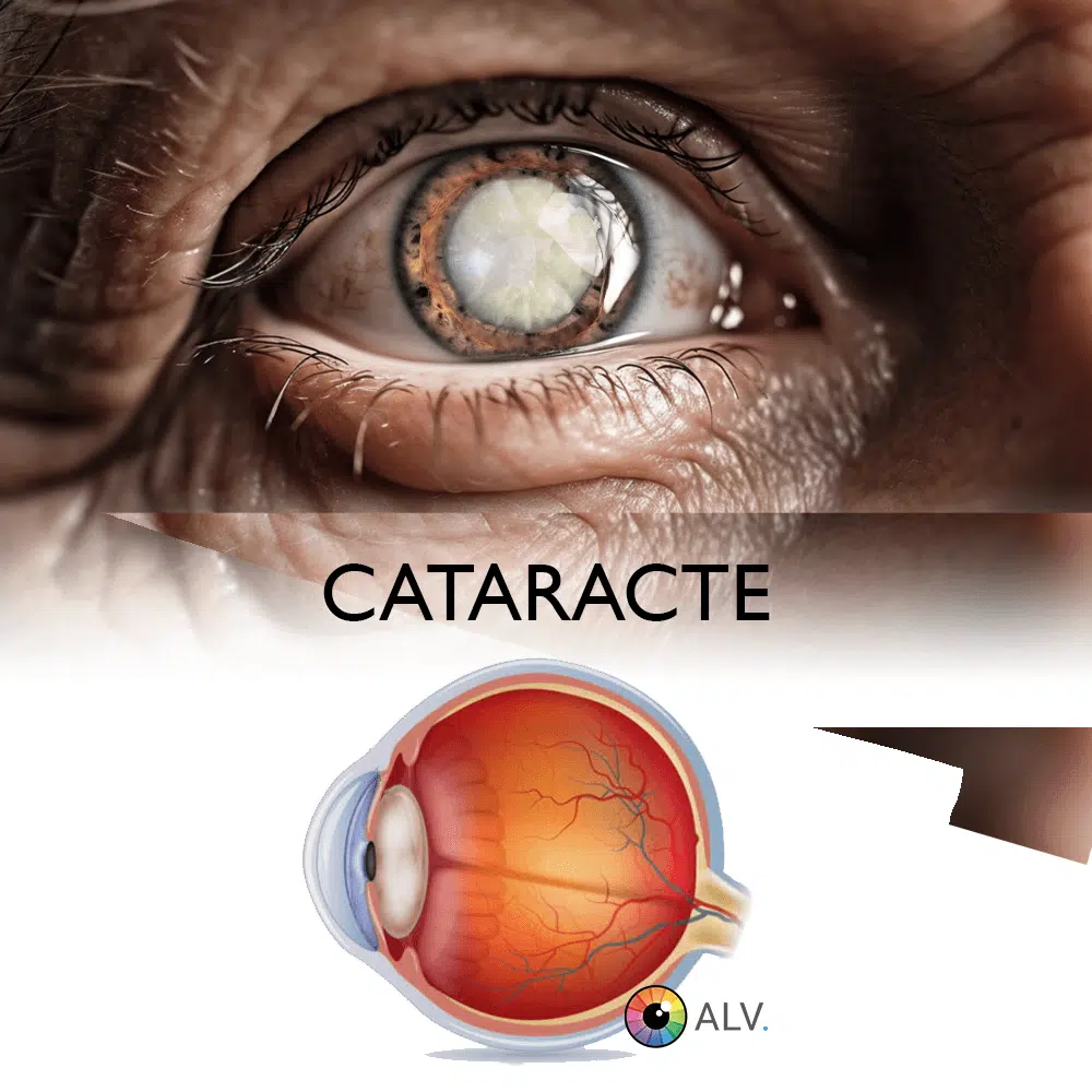 Illustration Cristallin Cataracte