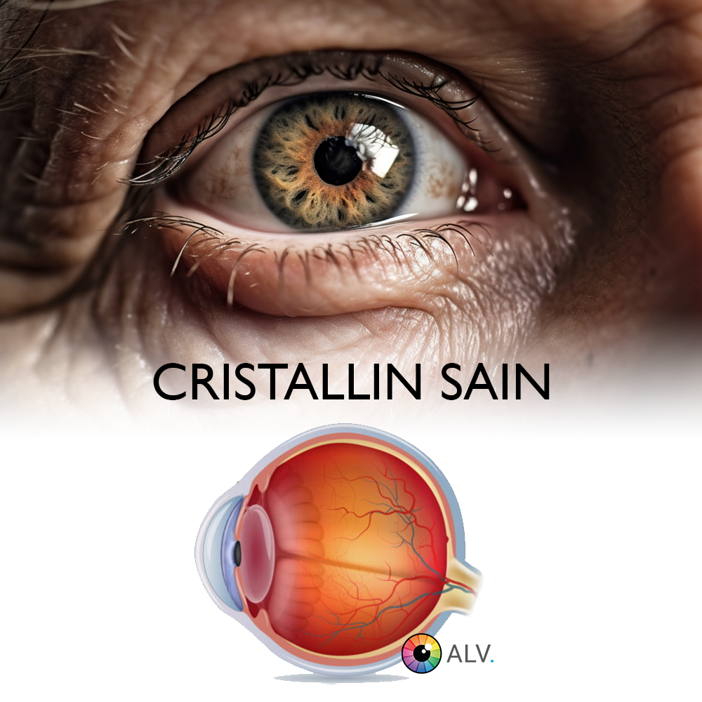 Illustration Cristallin sain
