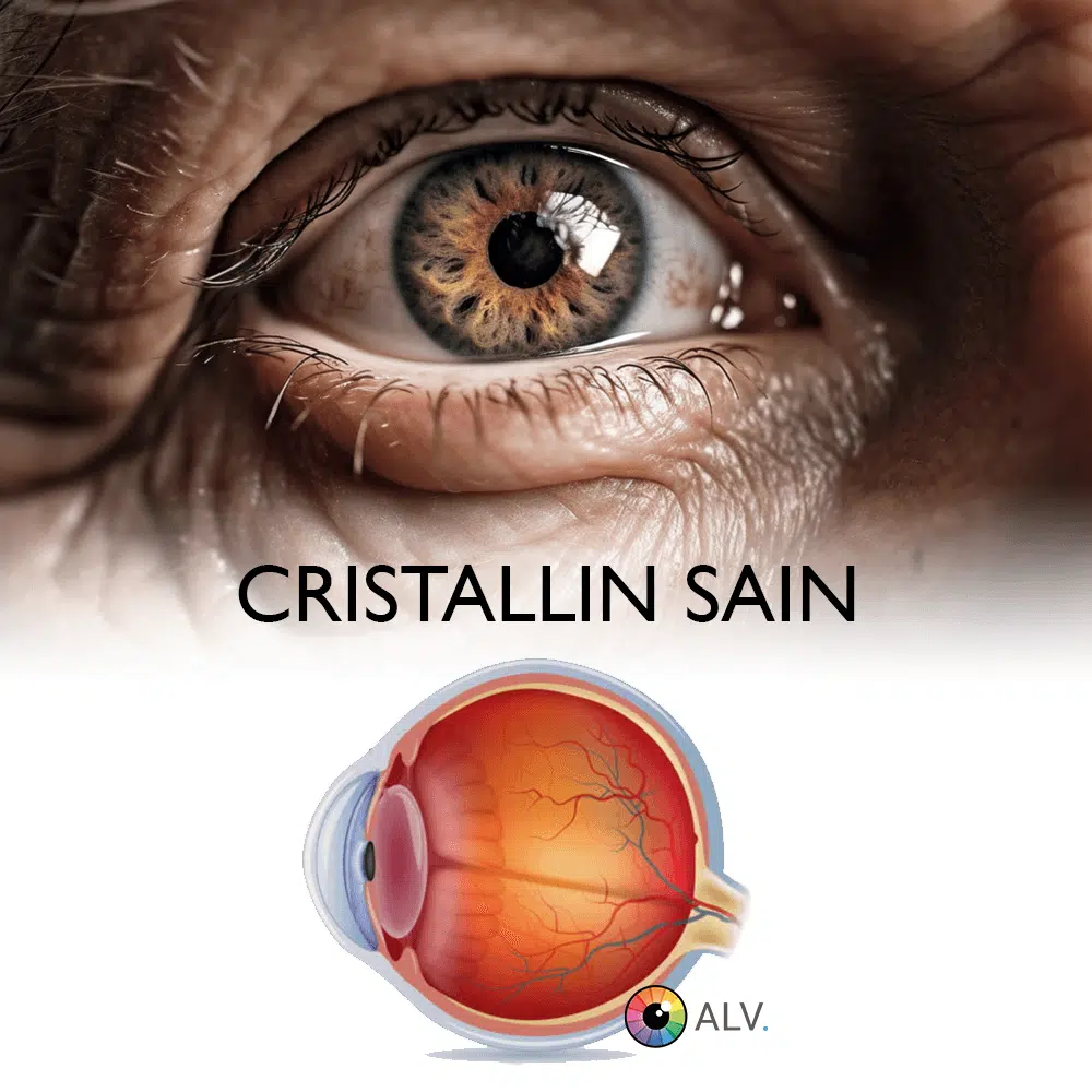 Illustration Cristallin sain